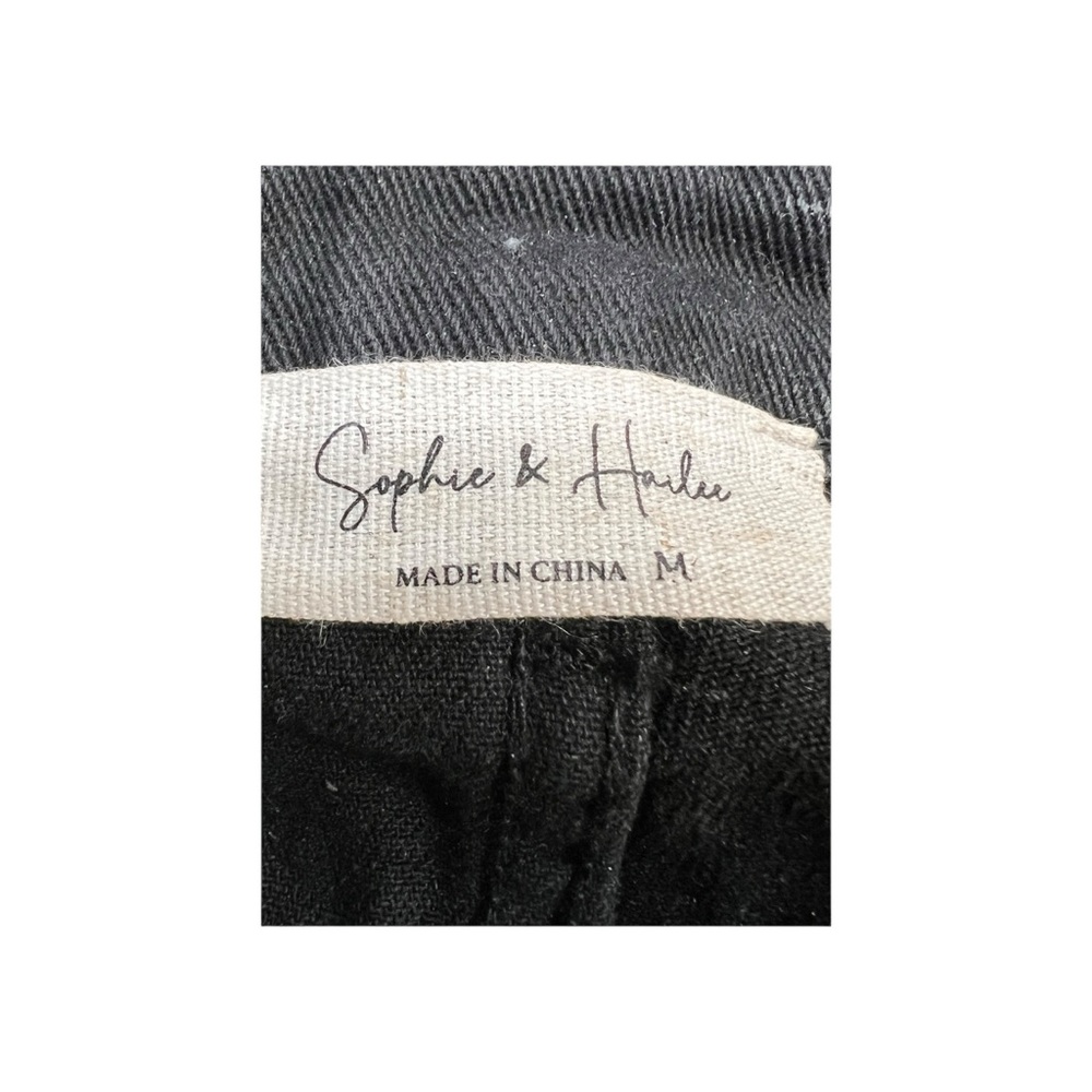 Sophie & Hailee Black Denim Midi Skirt, Size M $12 - Picture 3 of 4